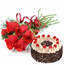� Kg Cake and Red Roses 