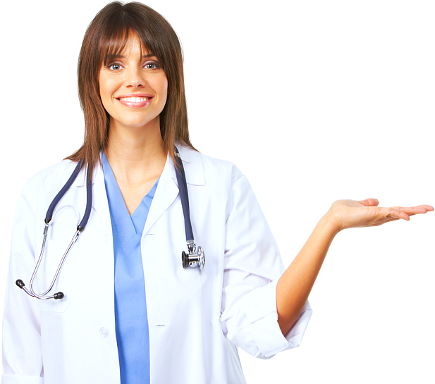 medical personnel introducing something